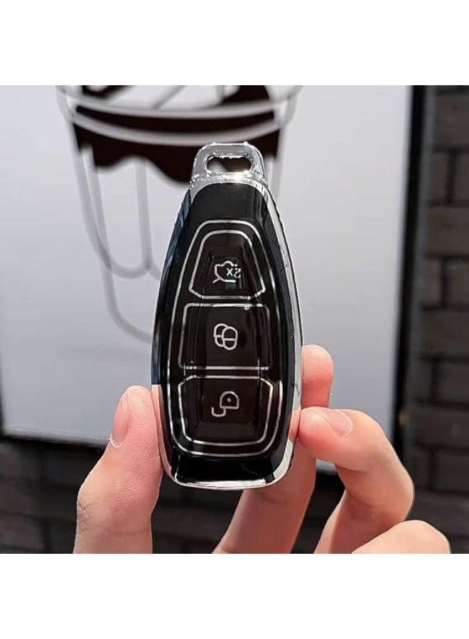 UShop U-Shop TPU Smart Car Key Cover ✔ For Ford Focus 3 4 MK3 MK4 Fiesta Fusion Kuga Ecosport - Image 3