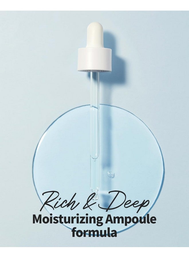 Wellage Real Hyaluronic Blue Ampoule 100 Fragrance Free Hyaluronic Acid Ampoule Hydrating Non Sticky Serum For Sensitive Dry Skin 2.54 Fl.Oz - Image 5