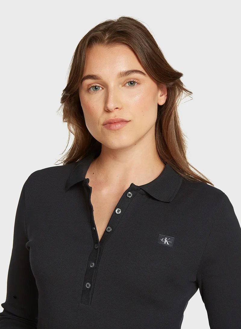 Calvin Klein Jeans Ribbed Knit Dress