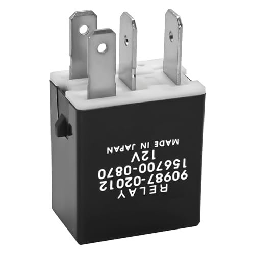 Casalytics Relay 90987-02012 156700-0870 (Pack of 4), 12VDC 4-Pin Plug-in Automotive Relay - OEM Replacement for Toyota and Lexus Vehicles - Image 4