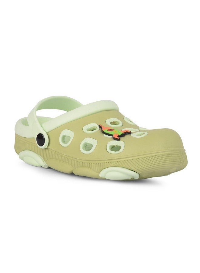 Liberty Lucy&Luke LPMXT-823 Casual Slingback Clogs for Kids with EVA Sole | Slip-On Breathable, Lightweight | Comfortable & Durable | Stylish Home Wear Footwear (Green-29 EU) - Image 1