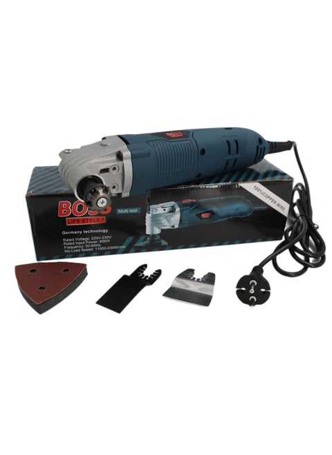 Electric Oscillating Tool - Corded Multifunctional Renovator with 6 Speed Adjustable Control and 4° Swing Angle