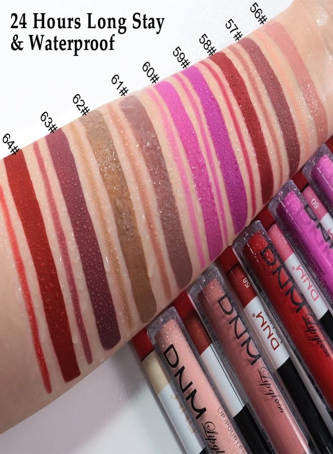 AMY'S DIARY 2Pcs Red Matte Lip Liner and Lipstick Makeup Set, Reds Lip Stain Lip Gloss Matt Liquid Lipstick 24H Long Lasting lapiz labiales mate 24 horas originales larga duracion (Red 58#) - Image 5