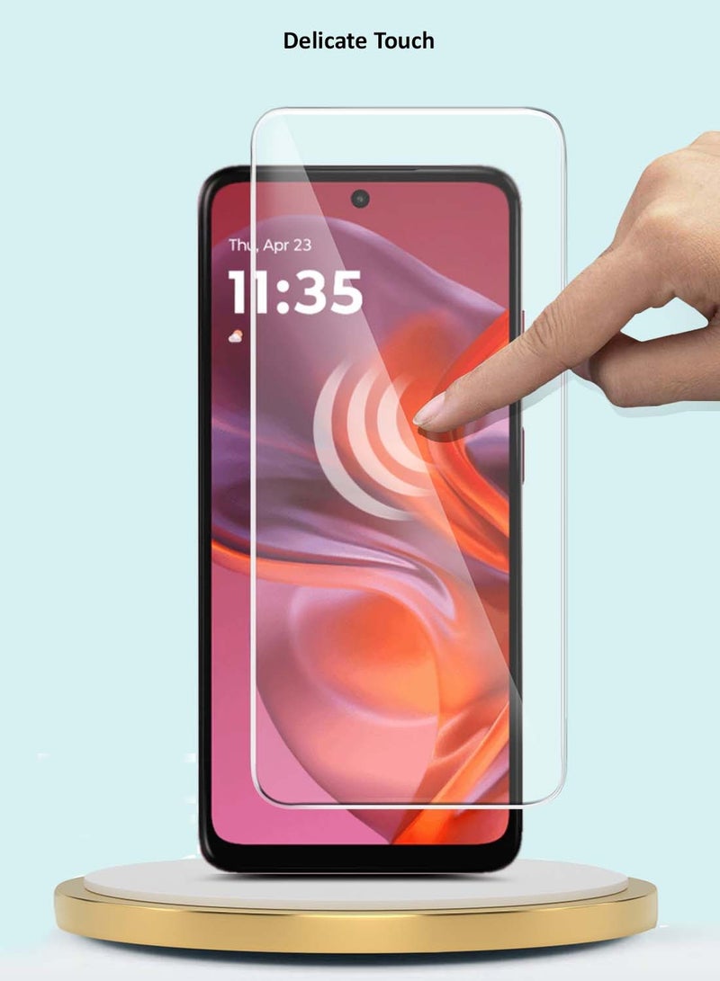 GMAX Motorola Moto G05 4G 2025 / Motorola Moto G15 4G 2025 / Motorola Moto G35 5G 2024 GMAX Premium Series Curved Edges 9H 2.5D Tempered Glass Screen Protector - Clear - Image 3
