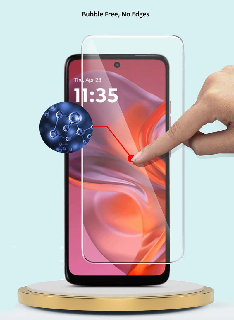 GMAX Motorola Moto G05 4G 2025 / Motorola Moto G15 4G 2025 / Motorola Moto G35 5G 2024 GMAX Premium Series Curved Edges 9H 2.5D Tempered Glass Screen Protector - Clear - Image 4