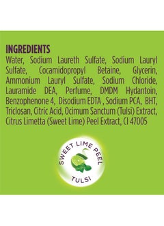 Santoor Fresh Gentle Hand Wash 675Ml, Pack Of 2 With Natural Goodness Of Sweet Lime Peel & Tulsi| Rich Lathering Formula With Anti-Bacterial Properties| Soft On Hands| Soothes & Hydrates Skin  - Image 2