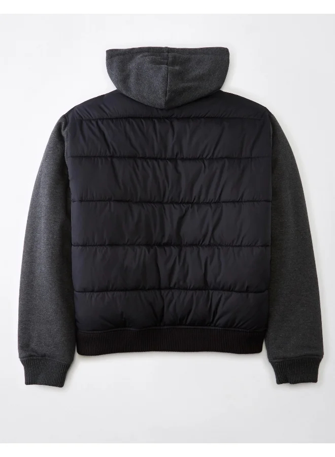 American Eagle Zip Throgh Bomber Puffer Jacket
