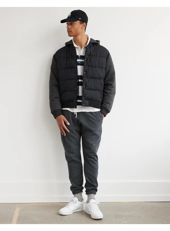 American Eagle Zip Throgh Bomber Puffer Jacket