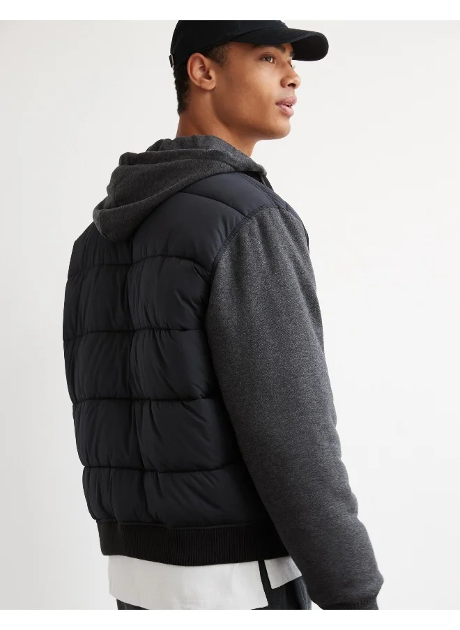 American Eagle Zip Throgh Bomber Puffer Jacket