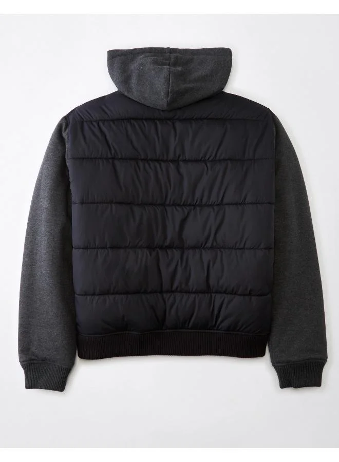 American Eagle Zip Throgh Bomber Puffer Jacket