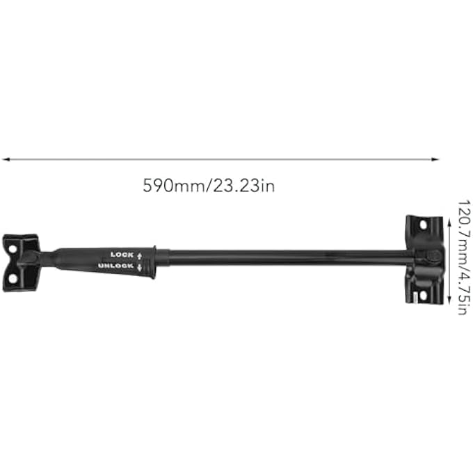 ريحني دعامة باب الصندوق الخلفي لباب الخلف تدعم 5822A001 باب خلفي دعم باب خلفي لميتسوبيشي باجيرو - Image 3