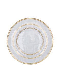 La Mesa La Mesa gold glass charger plate 13"  - Image 1