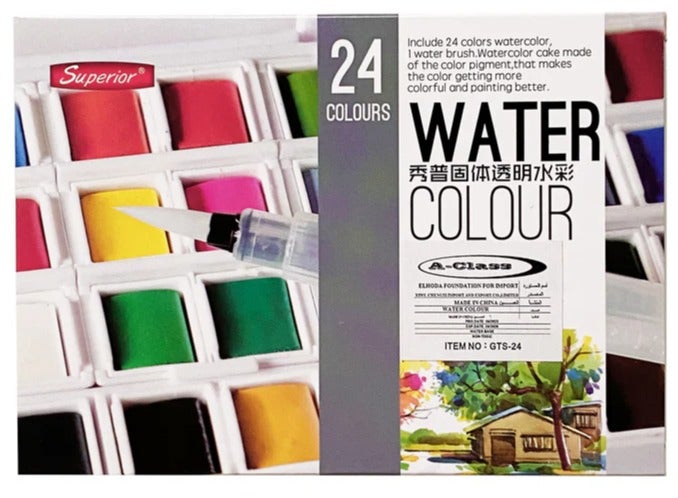 Superior Artist Watercolor 24 Colors - No:4106 - Image 5