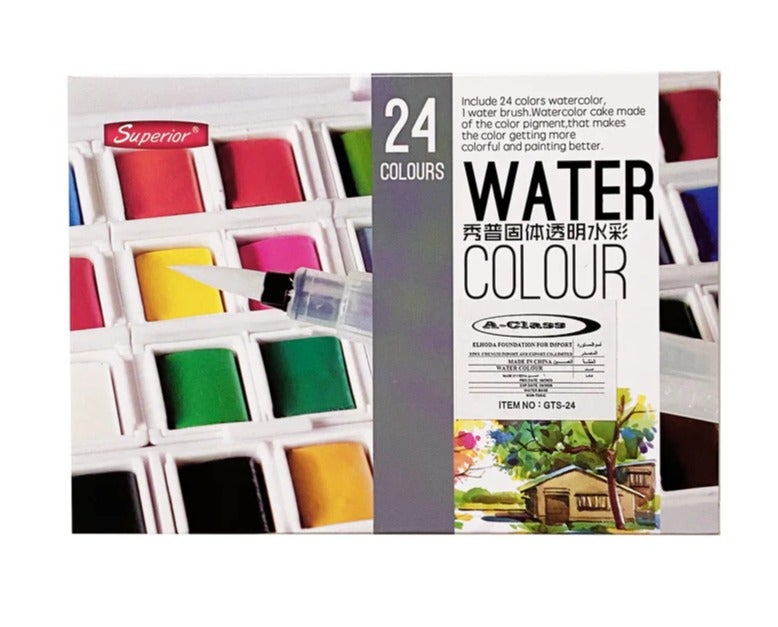Superior Artist Watercolor 24 Colors - No:4106 - Image 1