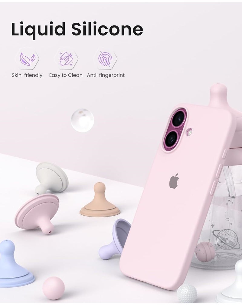 iPhone 17 Case Liquid Silicone Full-Body Protection Cover For iPhone 17 Smooth Finish Stylish Case with Microfiber Lining Cover For iPhone 17 6.3-inch - Image 3