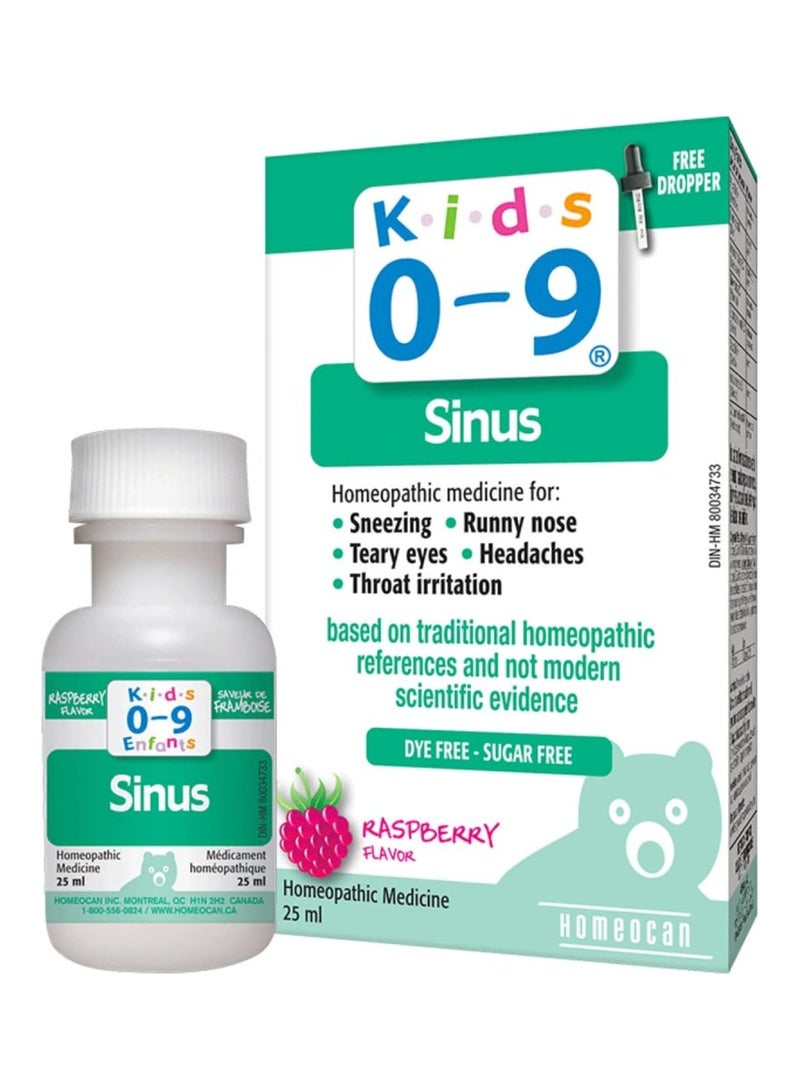 Kids 0-9 Kids 0 - 9 Sinus (All in One) 25 ml - Image 1
