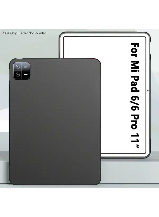 Xiaomi Pad 6 6 Pro 11 Inch 2023 Tablet Case Slim Matte Black Cover Shockproof Lightweight - Image 1