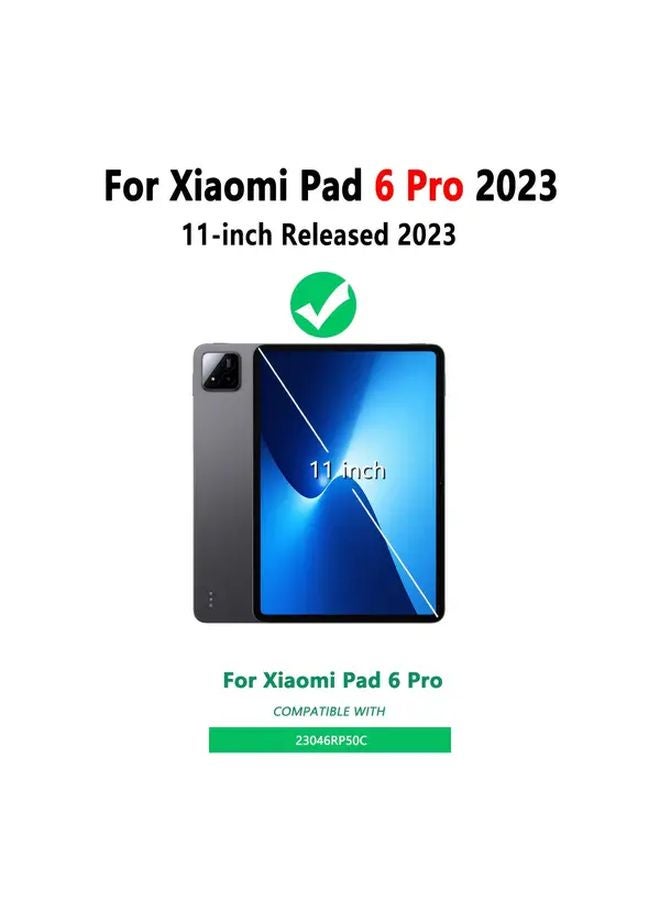Xiaomi Pad 6 6 Pro 11 Inch 2023 Tablet Case Slim Matte Black Cover Shockproof Lightweight - Image 3