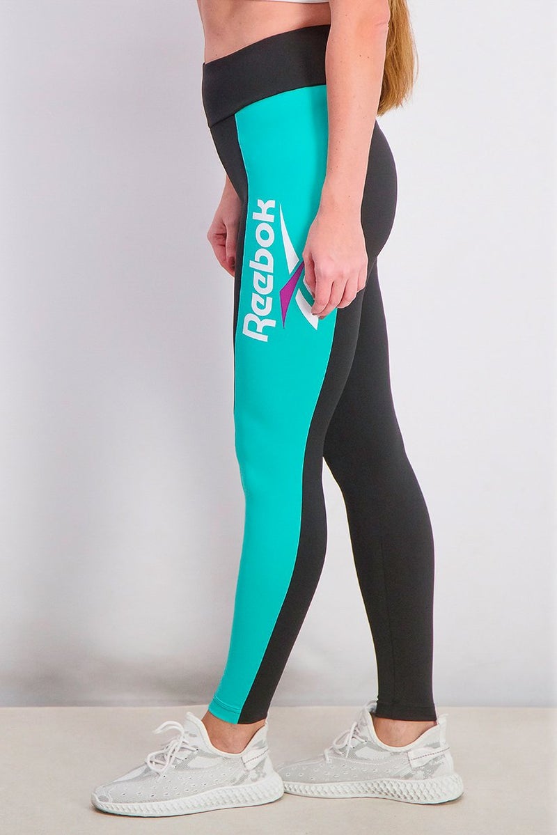 Reebok Women Regular Fit Training Leggings, Black - Image 2