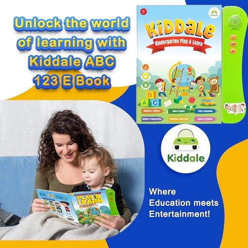 Kiddale Pack of 3: Play n Learn ABC Sound Book + 2 Non-Sound Board Books Ripple in The Water + Chirping in The Sky | Ideal Gift for Kids Aged 3-5 | Fun, Educational, and Screen-Free Entertainment - Image 2