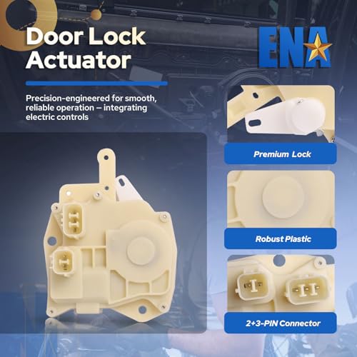 ENA محرك قفل باب السائق الجانبي الأيسر ENA متوافق مع هوندا أكورد سيفيك CRV فيت أوديسي S2000 إنسايت أكورا MDX TL CL 1999 2000 2001 2002 2003 2004 2005 بديل لرقم 72155-S5A-A01 - Image 2