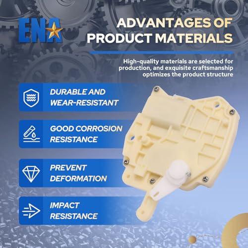 ENA محرك قفل باب السائق الجانبي الأيسر ENA متوافق مع هوندا أكورد سيفيك CRV فيت أوديسي S2000 إنسايت أكورا MDX TL CL 1999 2000 2001 2002 2003 2004 2005 بديل لرقم 72155-S5A-A01 - Image 5