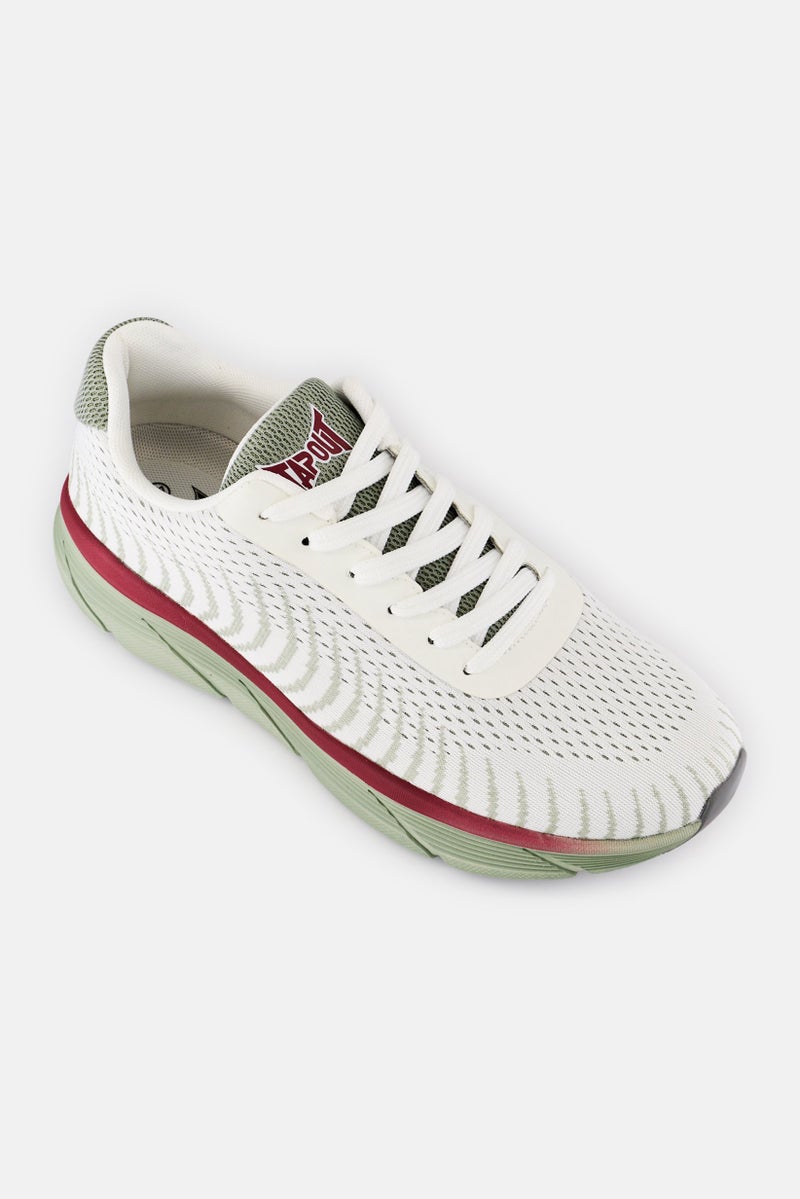 TapouT أحذية رجال خارجية مزودة بأربطة، أبيض فاتح - Image 1