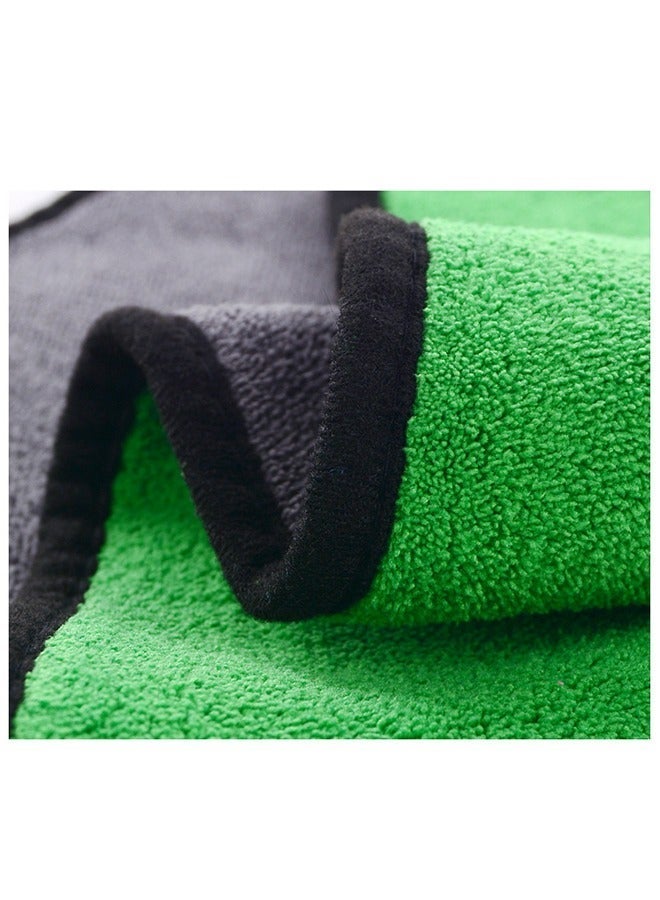 Pack Of 6 Car Drying Microfiber Towel Multicolour 30*40cm - Image 3