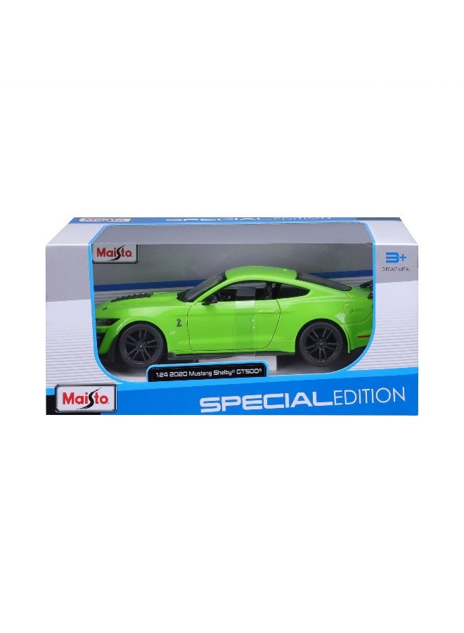 Maisto Maisto Special Edition 2020 Ford Mustang Shelby GT500 Die-cast Car (1:24, Green)  - Image 1