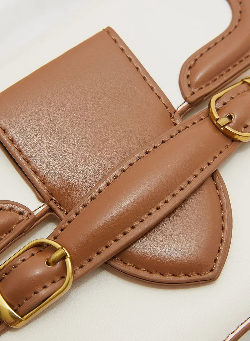 ELLA Buckle Detail Mini Handbag