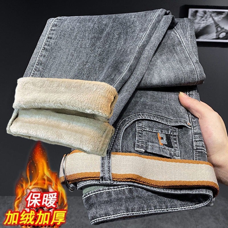 Unisex Classic Denim Jeans Loose Fit Daily Outdoor Wear - Image 3