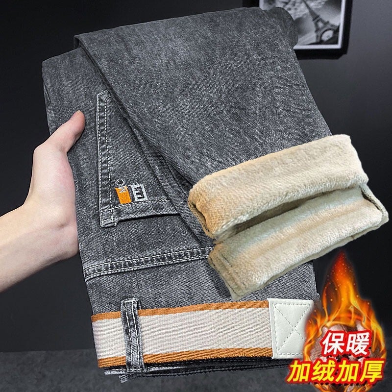 Unisex Classic Denim Jeans Loose Fit Daily Outdoor Wear - Image 2