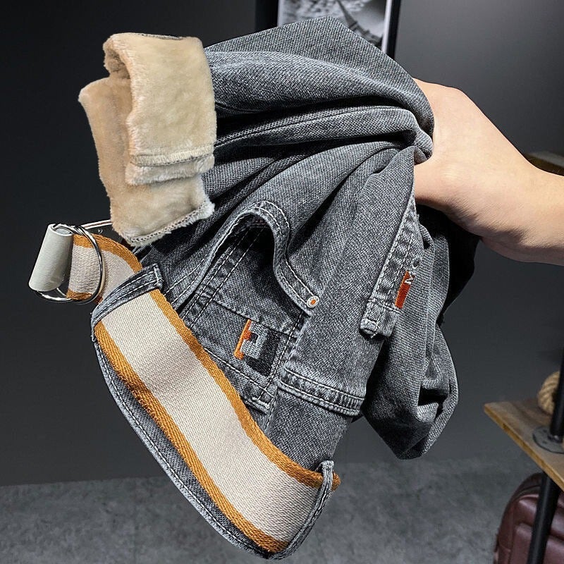 Unisex Classic Denim Jeans Loose Fit Daily Outdoor Wear - Image 4