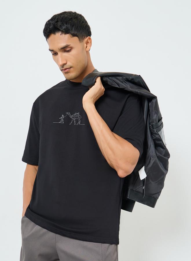 Styli Men  Oversized Cotton T-Shirt - Image 1