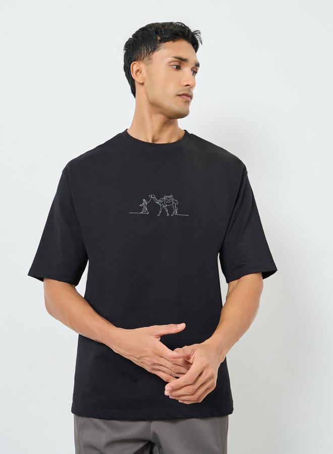 Styli Men  Oversized Cotton T-Shirt - Image 3