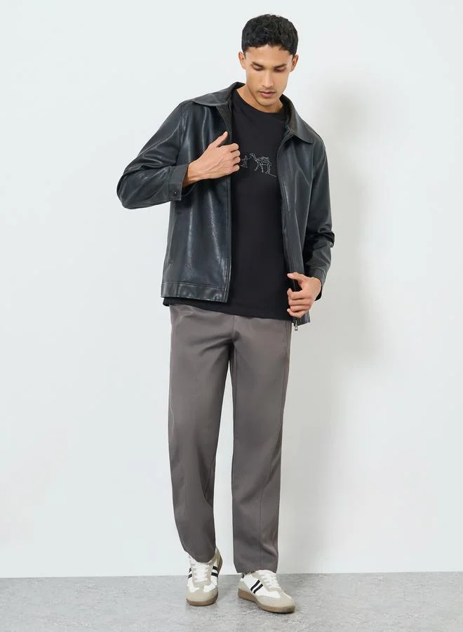 ستايلي تيشيرت قطن بقصة واسعة