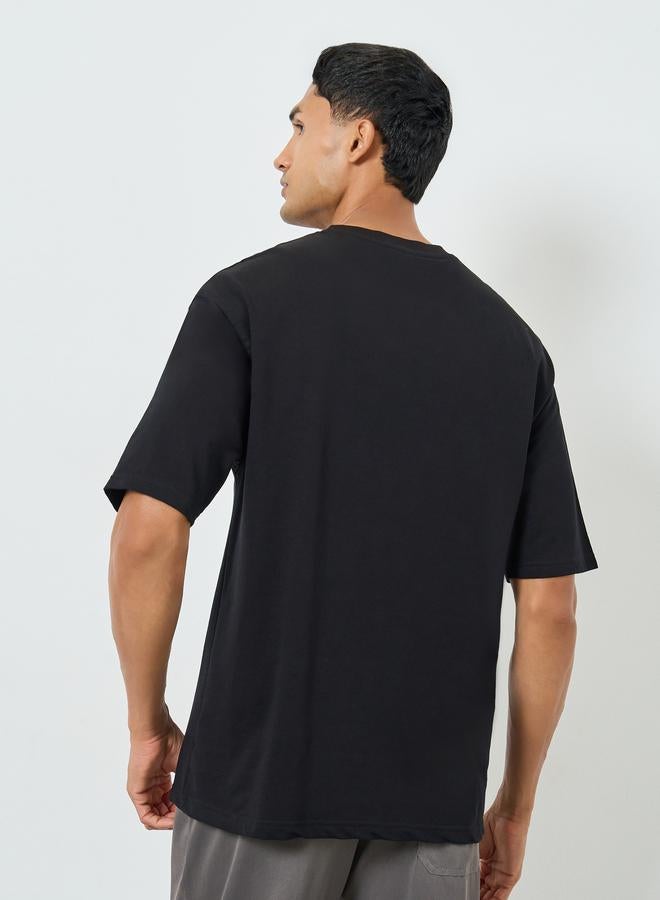 Styli Men  Oversized Cotton T-Shirt - Image 5