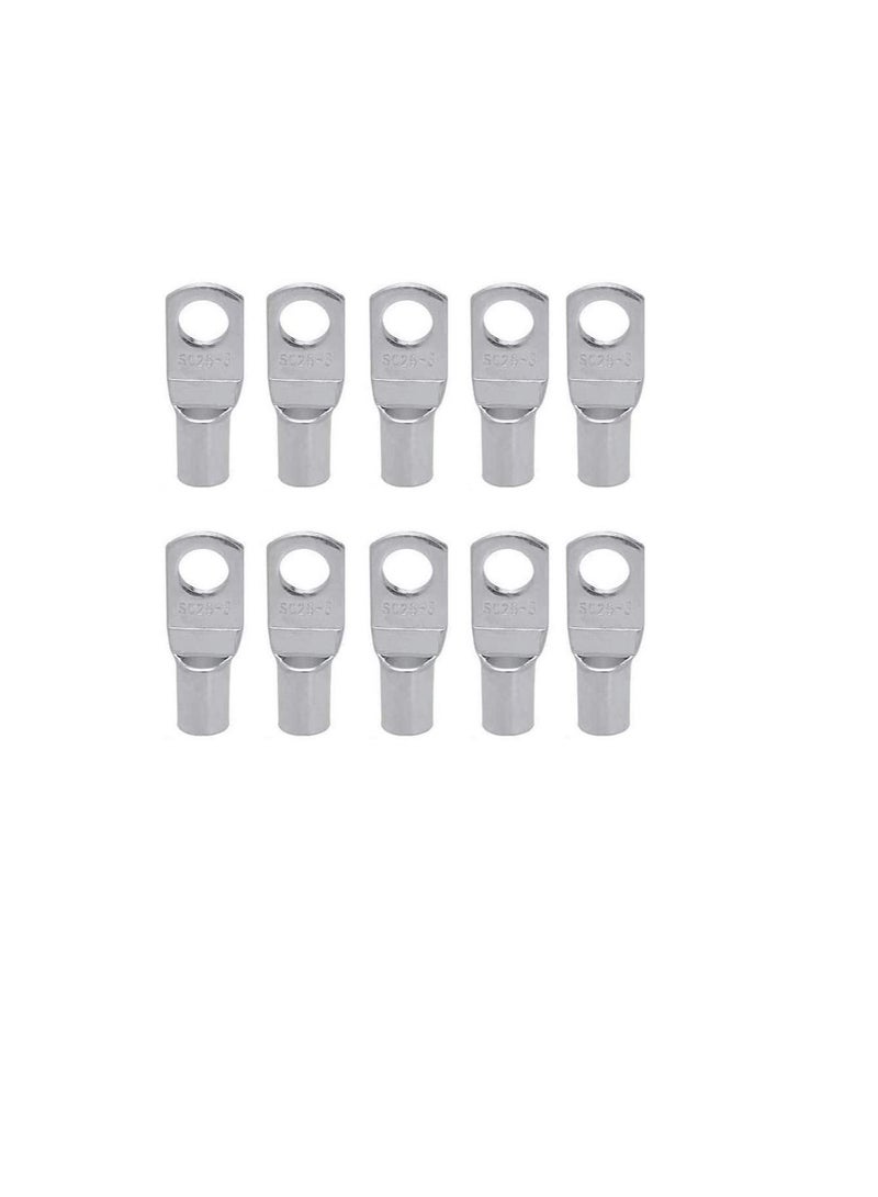 Copper Cable Lugs 10Pcs Set-Wire Terminals, Connector Cable lugs Ring Battery SC Terminals, for Marine, Solar, Automotive, Electric, Home Applications etc (Hole Size 10mm, Cable Size 120mm)  - Image 2