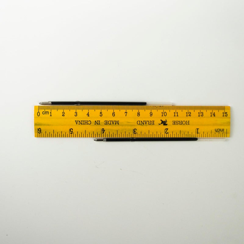 Idcrea Ballpoint Pen Refills, Retractable, Length107 mm, 1.0 mm Medium Point, 100 Pack - Image 2