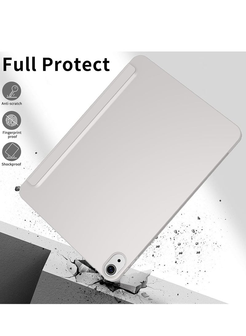 ELTRAZONE Case for iPad Air 11 Inch M2 2024, Also Fits iPad Air 5th/4th Gen 10.9 Inch (2022/2020) – Slim Lightweight Smart Folio Cover with Auto Sleep/Wake, Soft TPU Back, Magnetic Closure, Full Protection for iPad grey - Image 5
