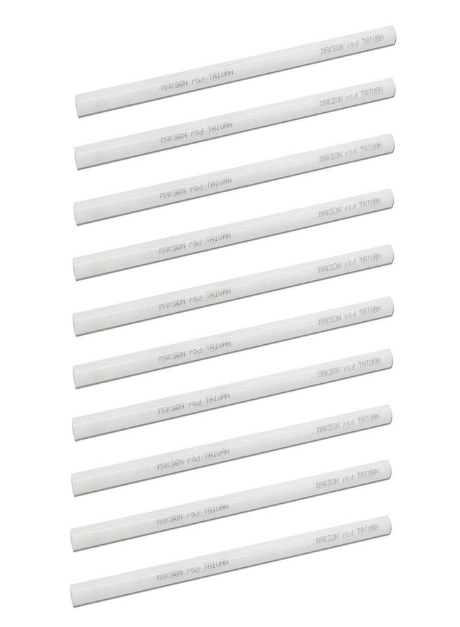 Electronicspices Pack of 10 Preminium Milky White Colored Hot Melt Glue Sticks - Image 1