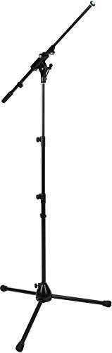 KM K&M Konig & Meyer 25200.500.55 Microphone Stand With 2 Piece Telescopic Boom Arm | Easy Height Adjustment | Folding Leg Design | Non-Slip Tripod Base | Pro Grade for all Musicians | German Made - Image 5