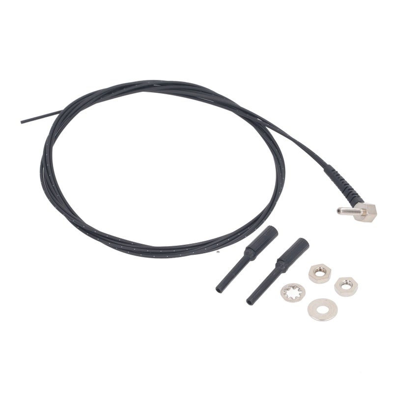 Fiber Optic Sensor 0 to 530mm Detection Range M3 Reflective Type Optical Fiber Probe Sensor Cable - Image 1