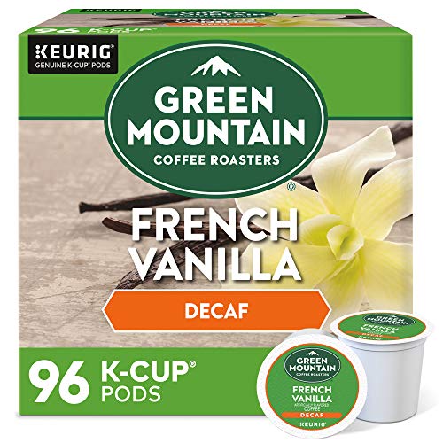 Green Mountain Coffee Roasters French Vanilla Decaf SingleServe Keurig KCup Pods Flavored Light Roast Coffee Pods 96 Count - Image 1