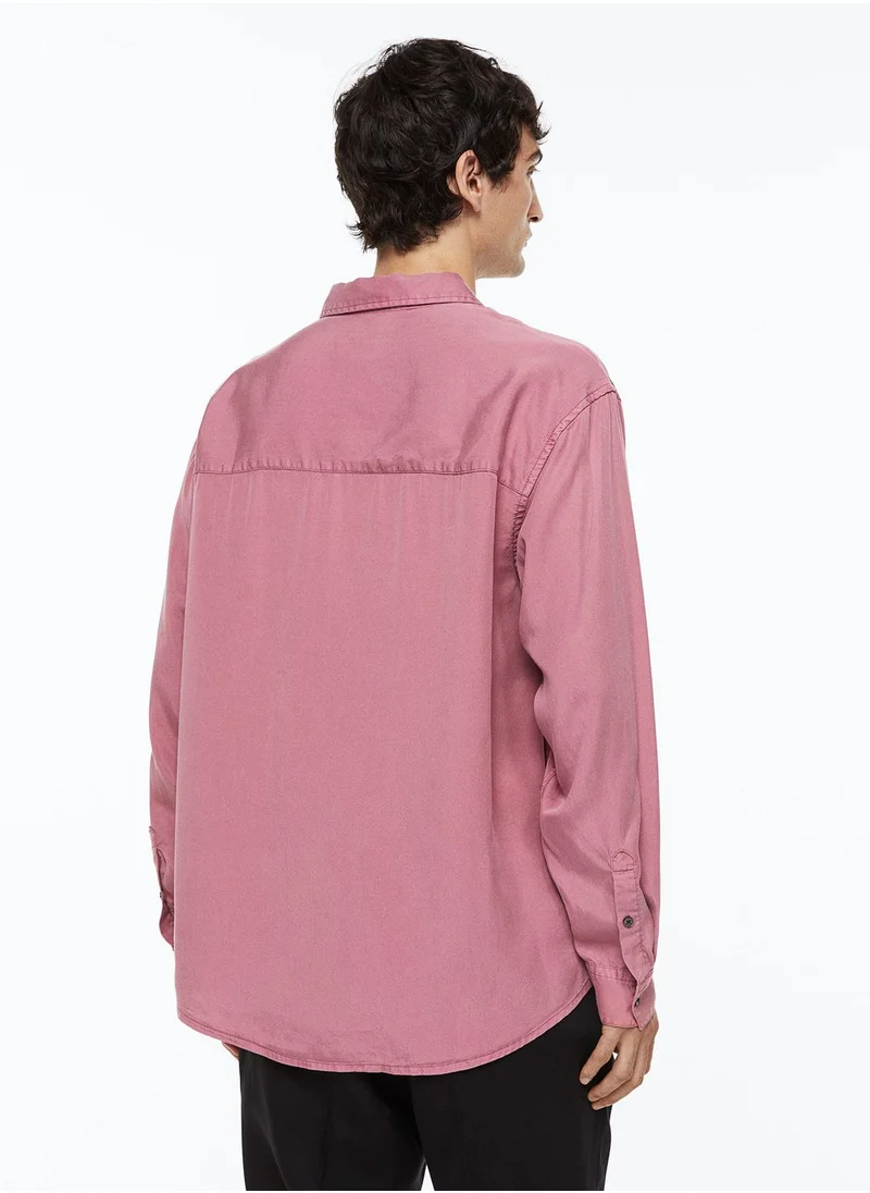 اتش اند ام Essential Relaxed Fit Shirt