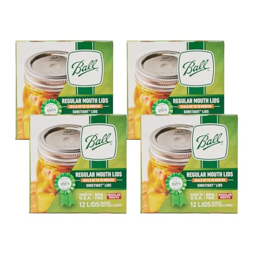 Ball Regular Mouth Jar Lids 4 pack - Image 1