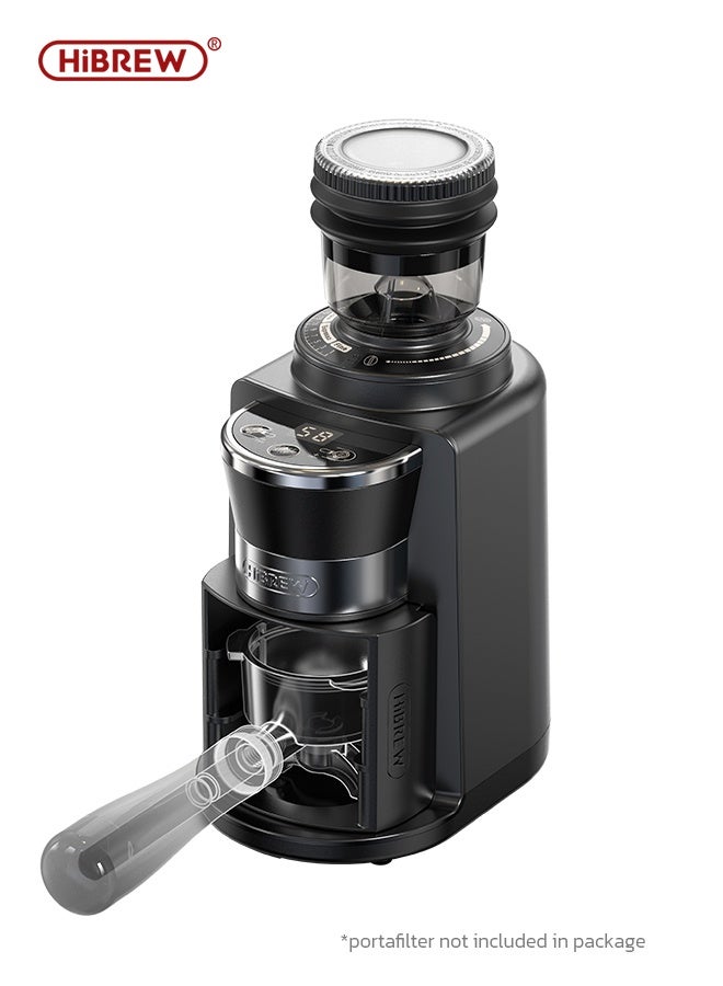 HiBREW Automatic Burr Mill Electric Coffee Grinder with 34 Gears for Espresso American Coffee Pour Over Visual Bean Storage G3A - Image 1