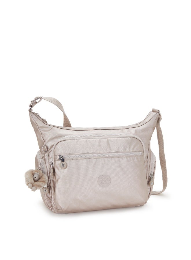 كيبلينغ حقيبة كروس بودي متوسطة جابي بلون ميتاليك جلو - Image 4