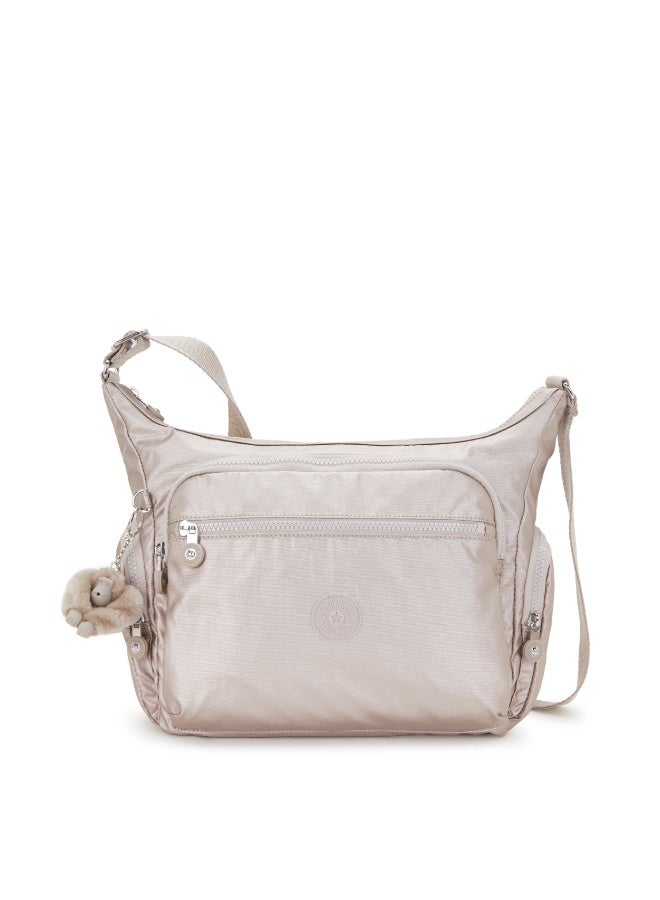 كيبلينغ حقيبة كروس بودي متوسطة جابي بلون ميتاليك جلو - Image 1