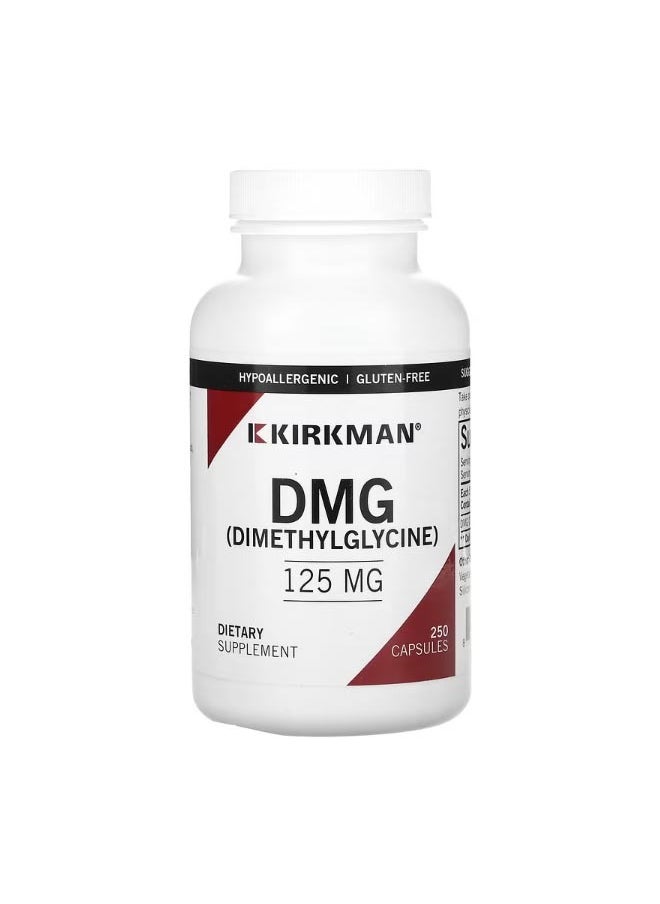 Kirkman Labs DMG Dimethylglycine 125 mg 250 Capsules  - Image 1